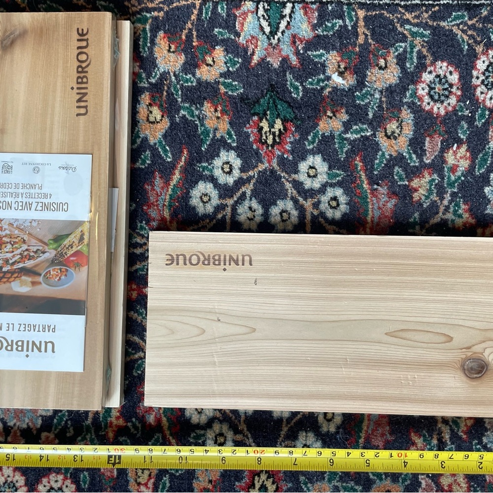 New Unibroue bamboo chopping board